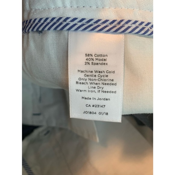 Talbots blue slim crop fit pants size 4 - Picture 5 of 10